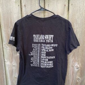 Taylor Swift The Eras Tour Official Merch T Shirt Medium